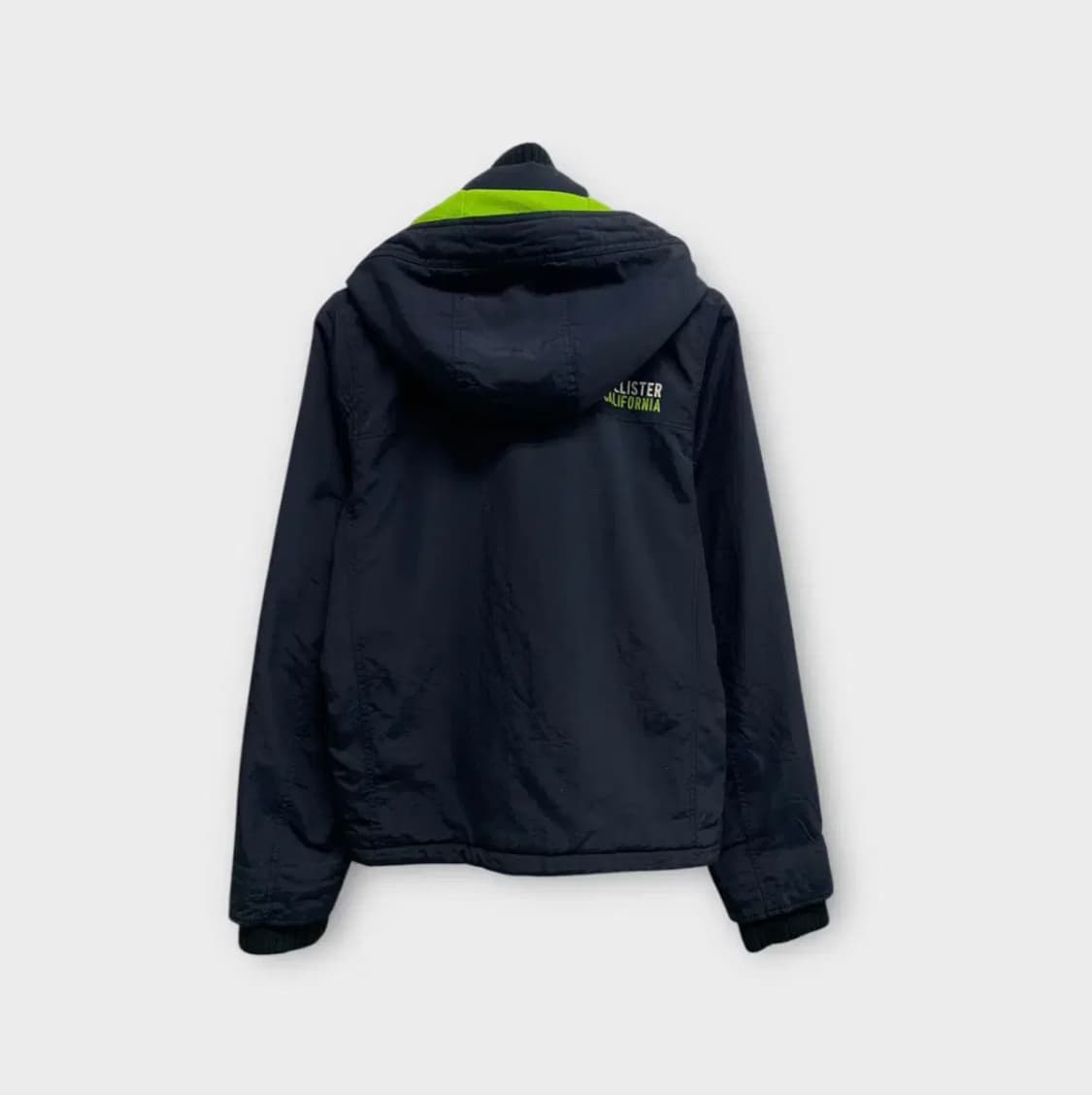 홀리스터 네이비&연두 바람막이 M 상품이미지5