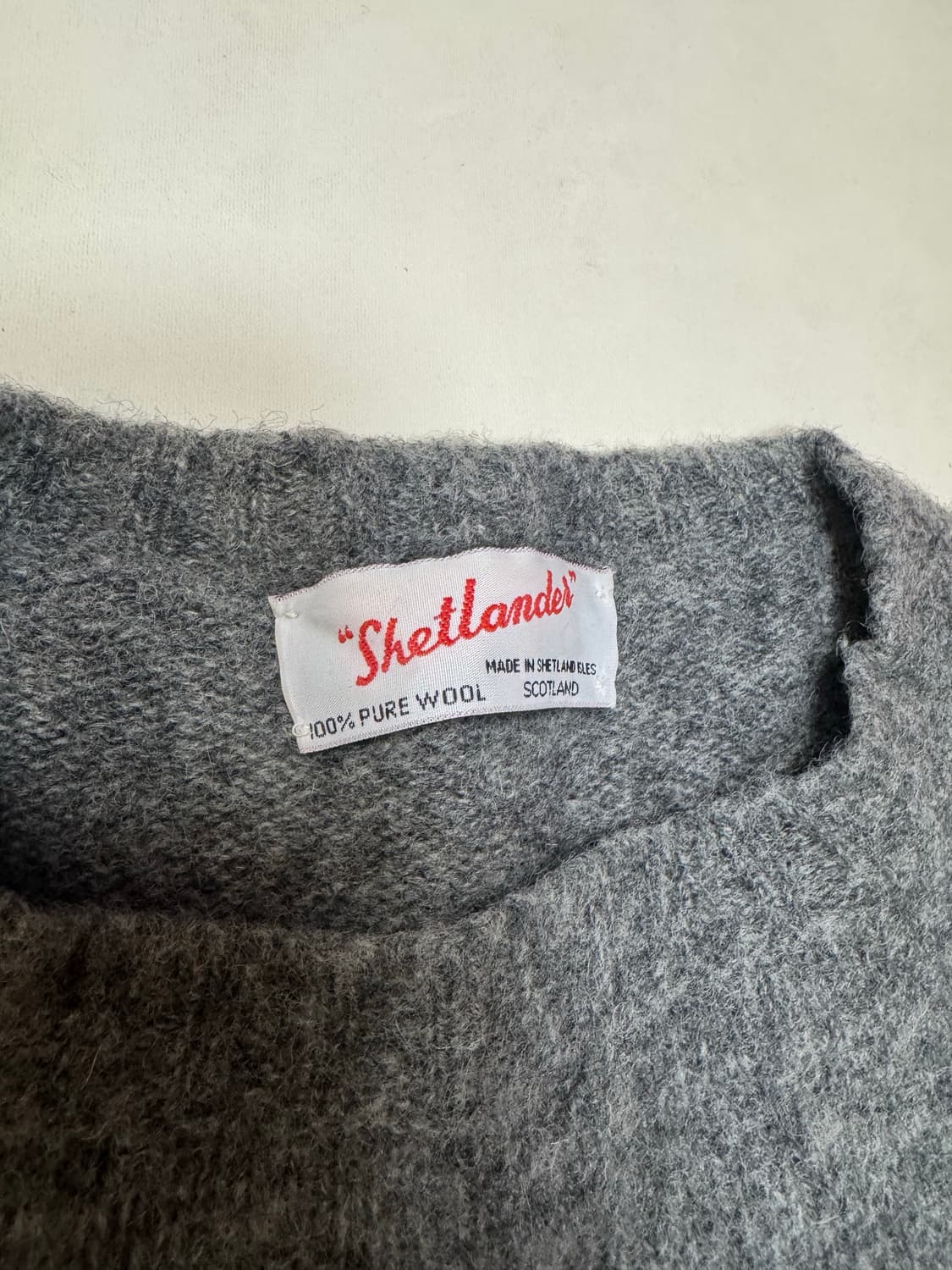 셔틀랜더 쉐기독 니트 그레이 상품이미지2