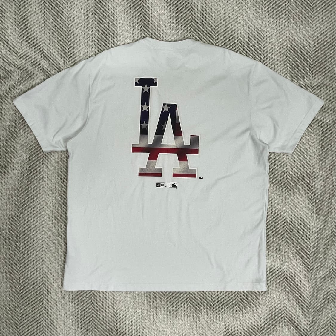 뉴에라 LA다저스 반팔티 화이트 XL 상품이미지2