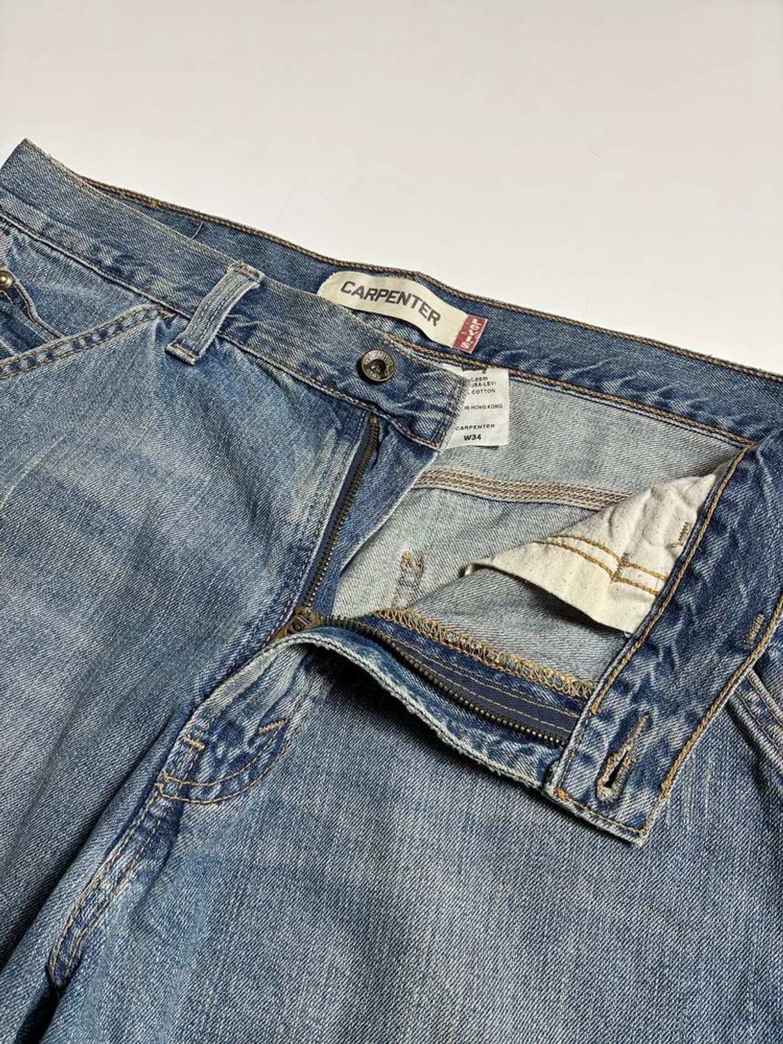 리바이스 00's 카펜터 데님 버뮤다 팬츠 R1597 상품이미지3
