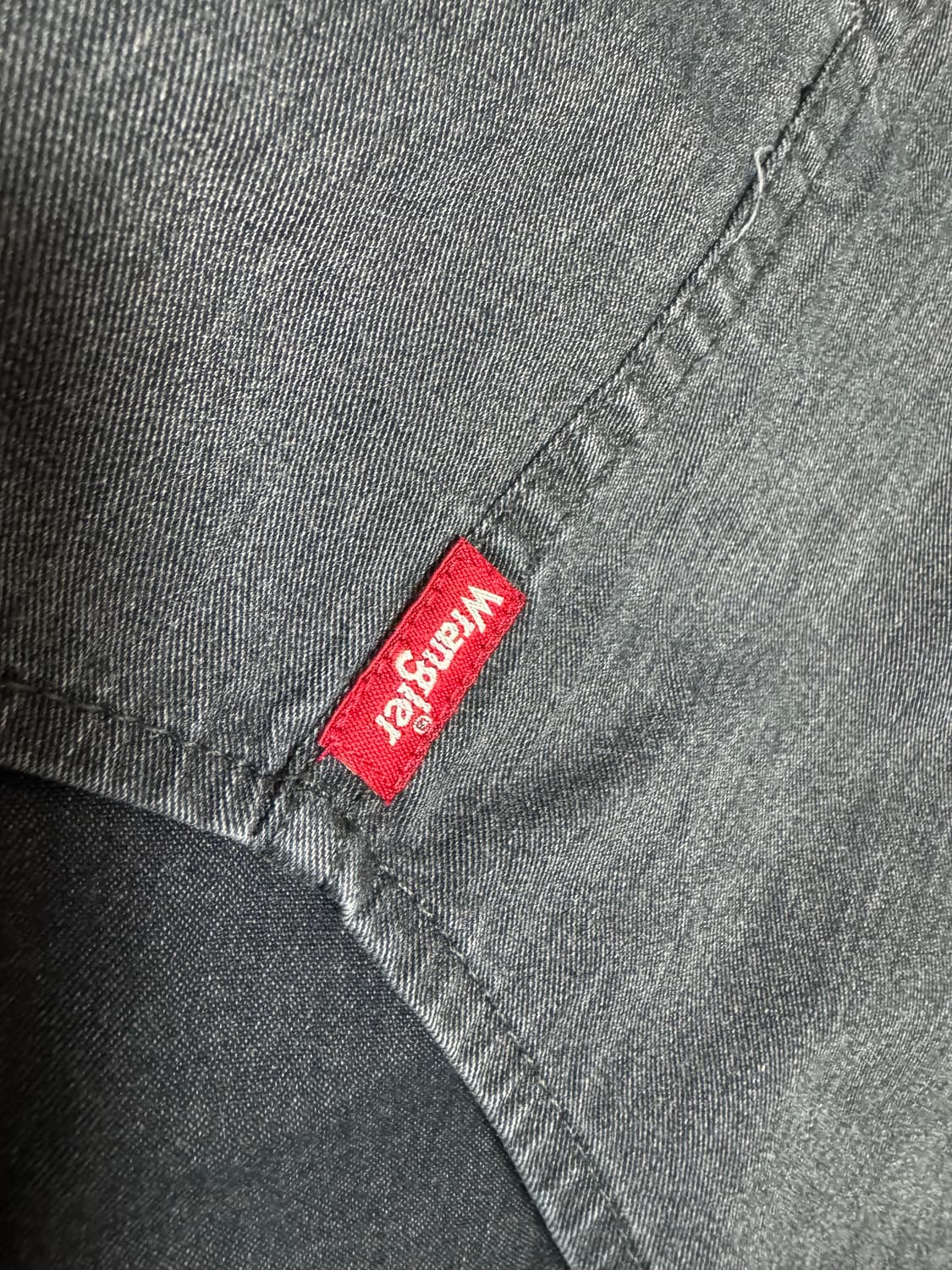 랭글러 투포켓 워크웨어 코튼 데님셔츠 상품이미지6