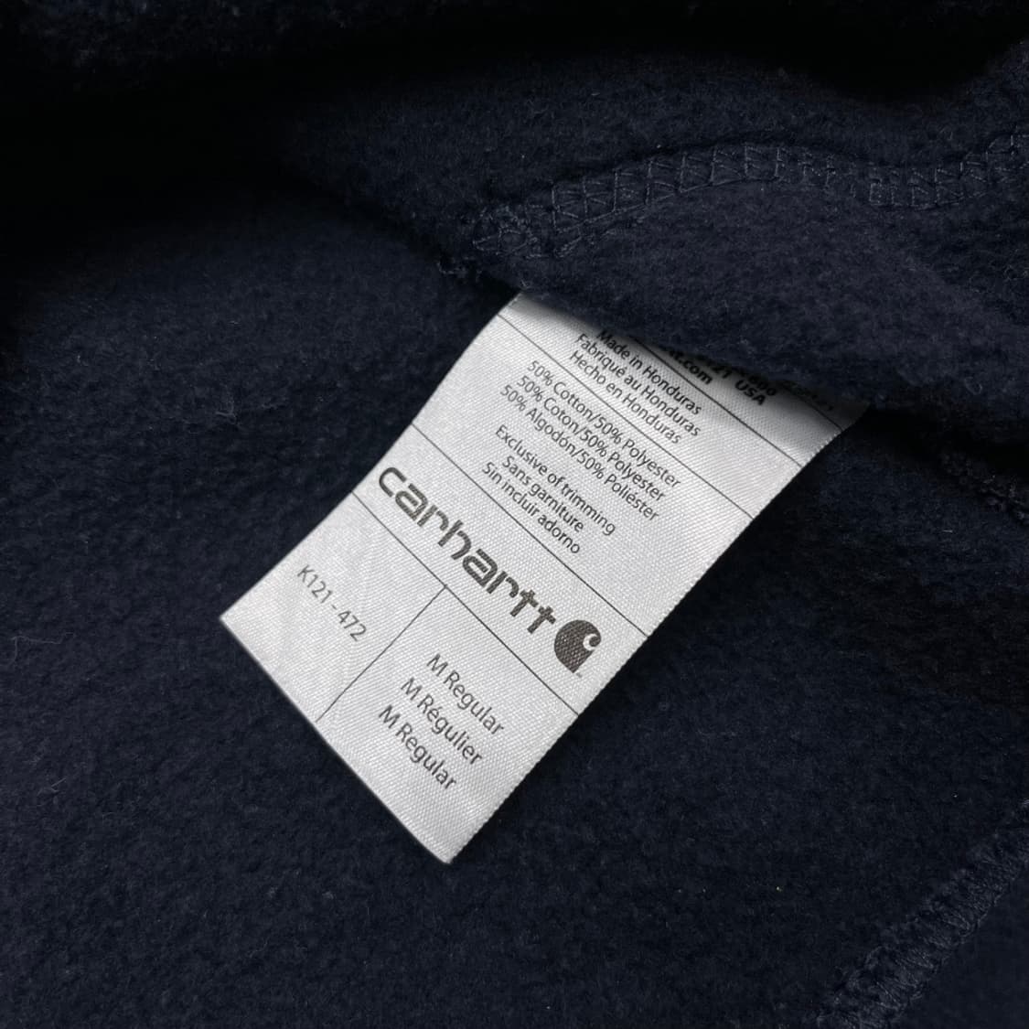 칼하트 네이비 후드 M 상품이미지7