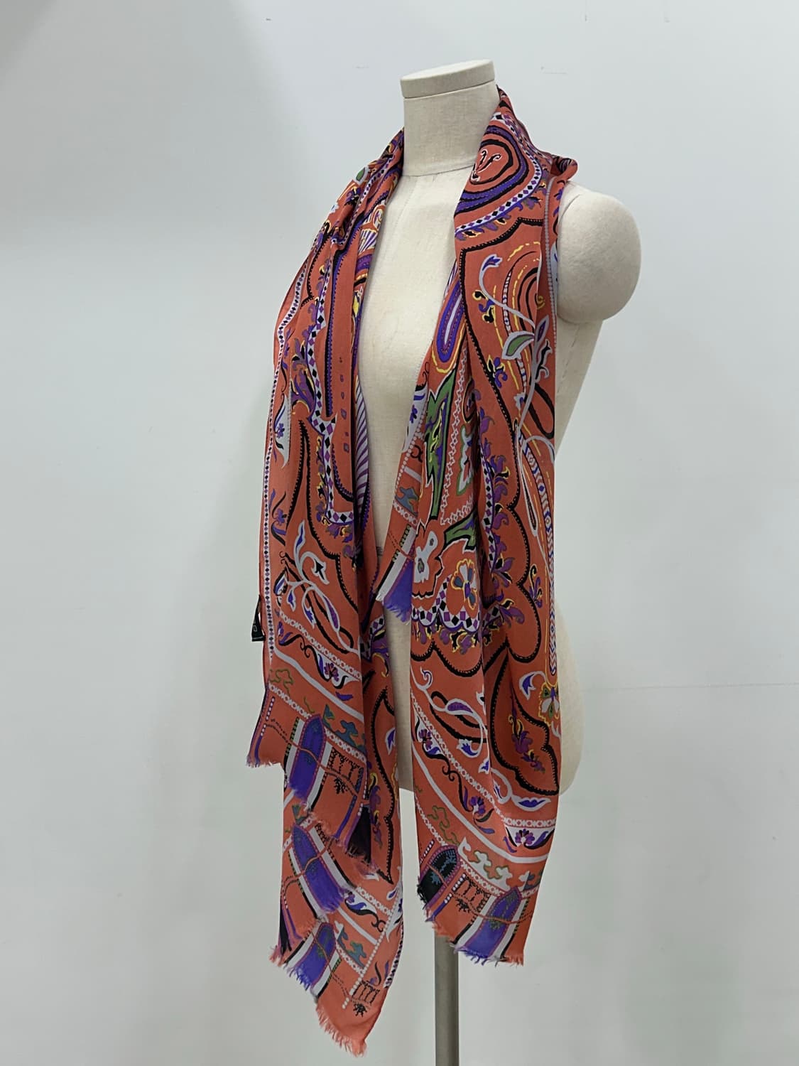 에트로 실크 숄 머플러 상품이미지3