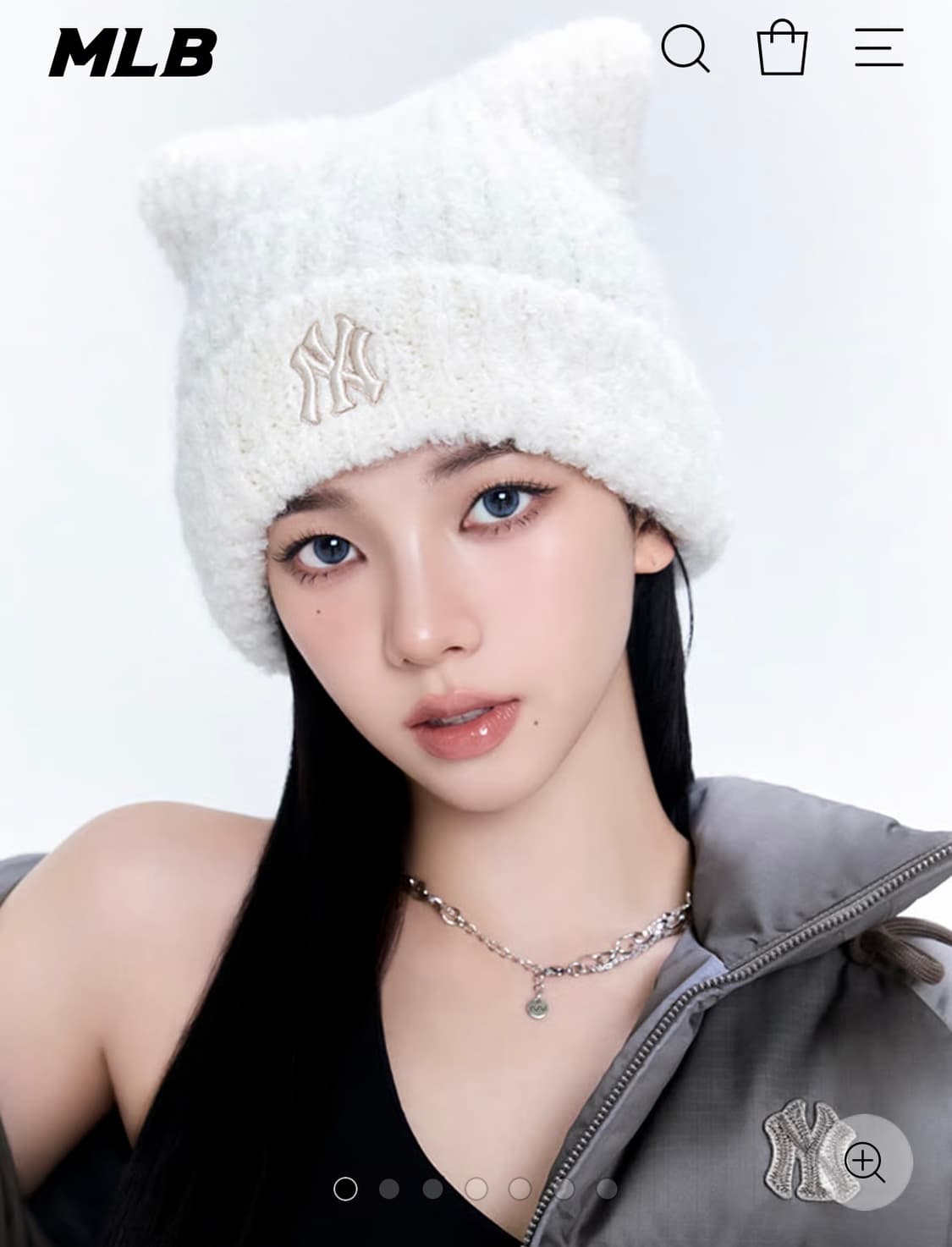 Mlb 플러시 고양이 미야옹 비니 상품이미지2