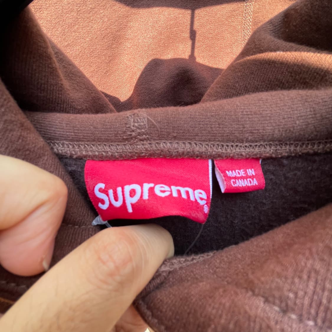 슈프림 캐피탈 후드 스웨트셔츠 브라운 상품이미지8