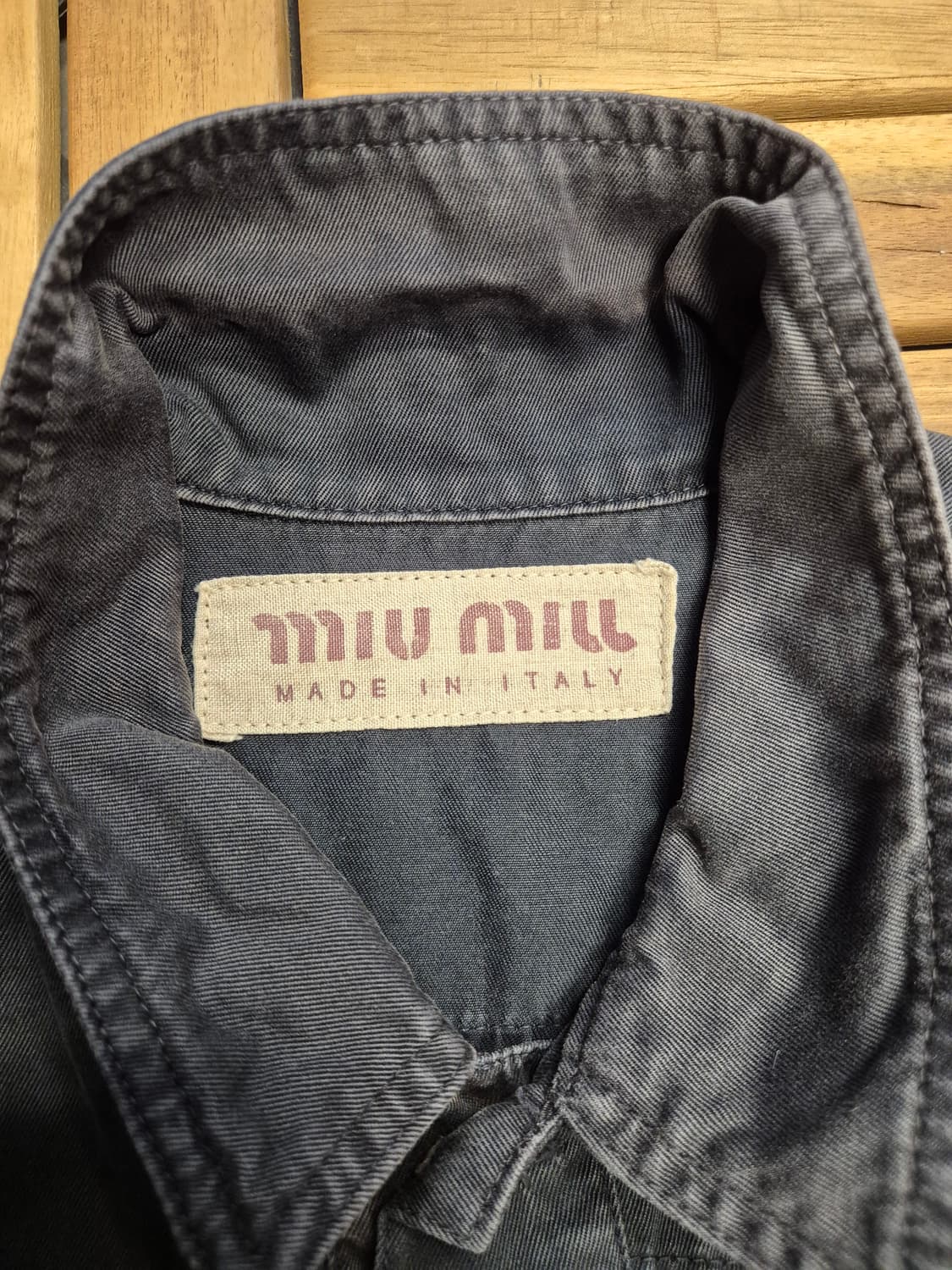 miu miu 미우미우 코튼 트러커 자켓 상품이미지2