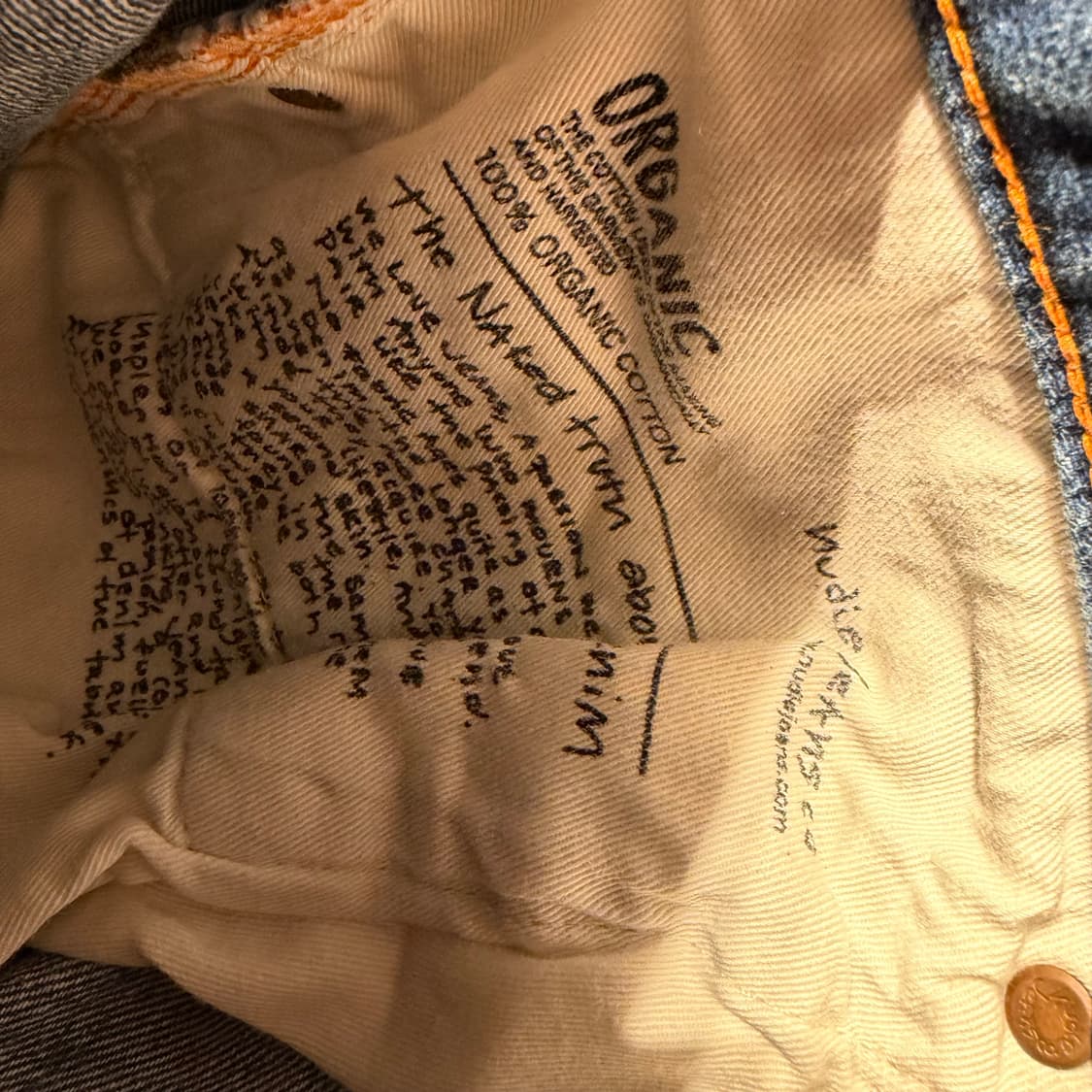 누디진 피어리스 프레디 빈티지 데님 팬츠 32 상품이미지5