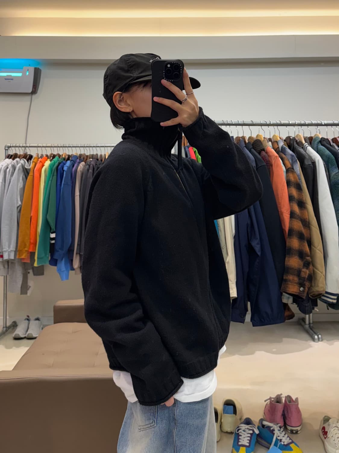 마뗑킴 스펠포인트 니트 집업 상품이미지7