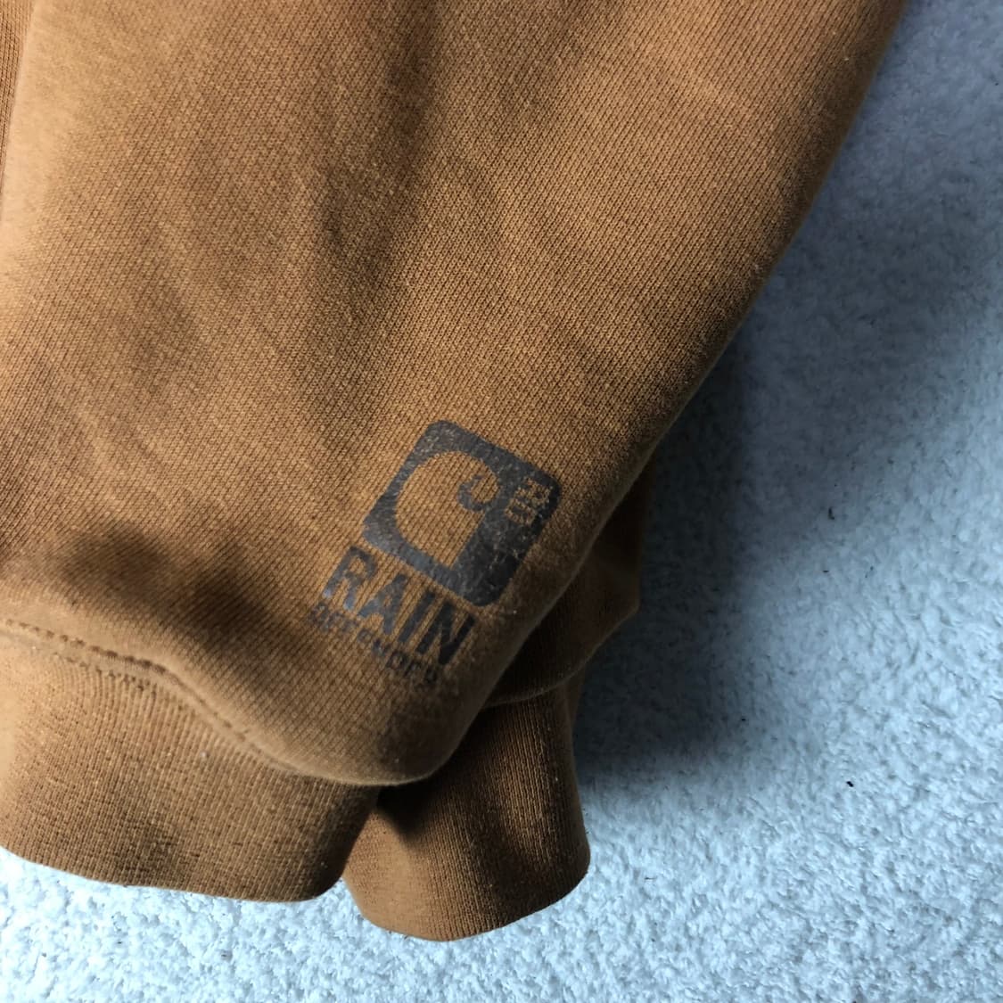 칼하트 레인디펜더 된장 후드집업 상품이미지4