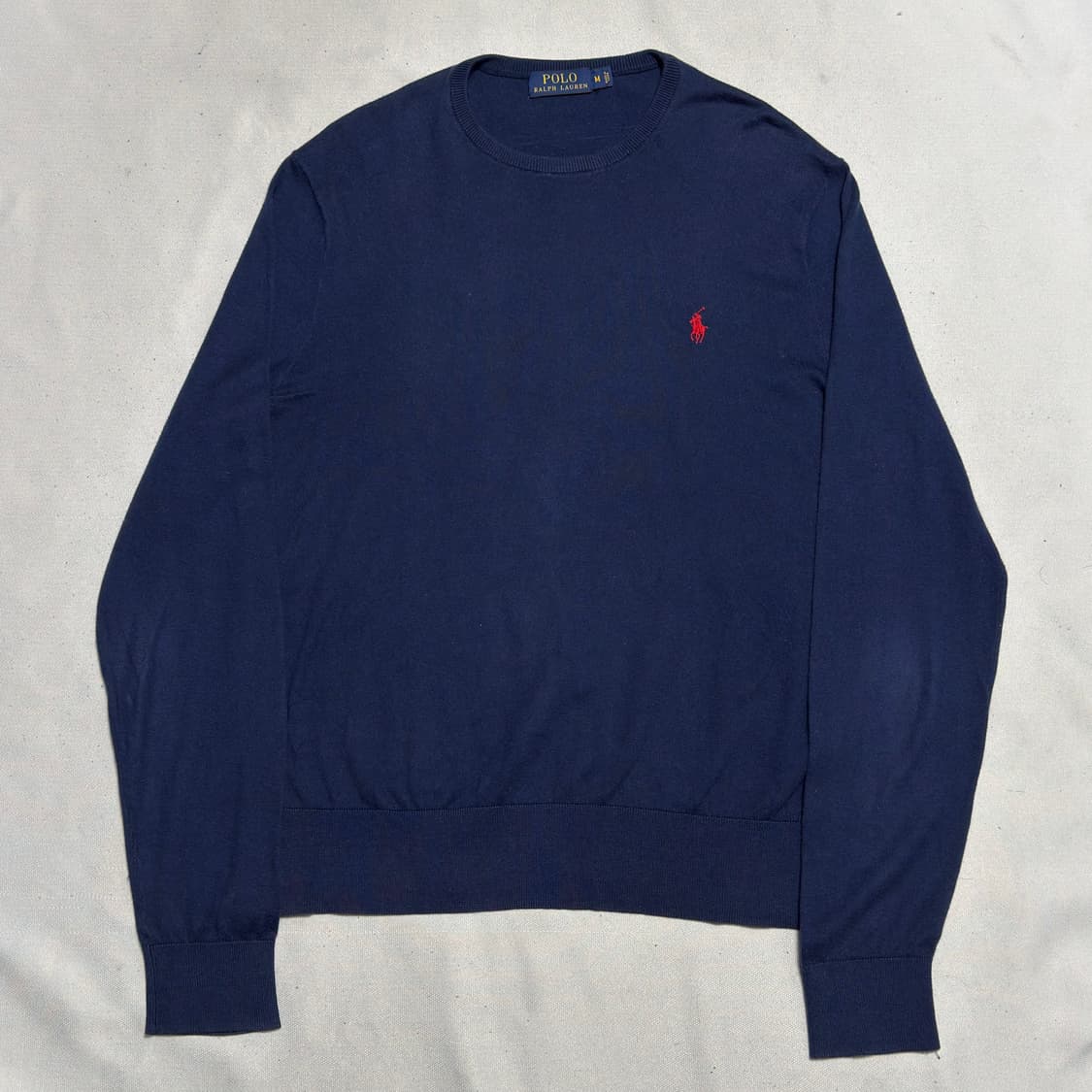 M 폴로랄프로렌 네이비 코튼 니트 상품이미지2