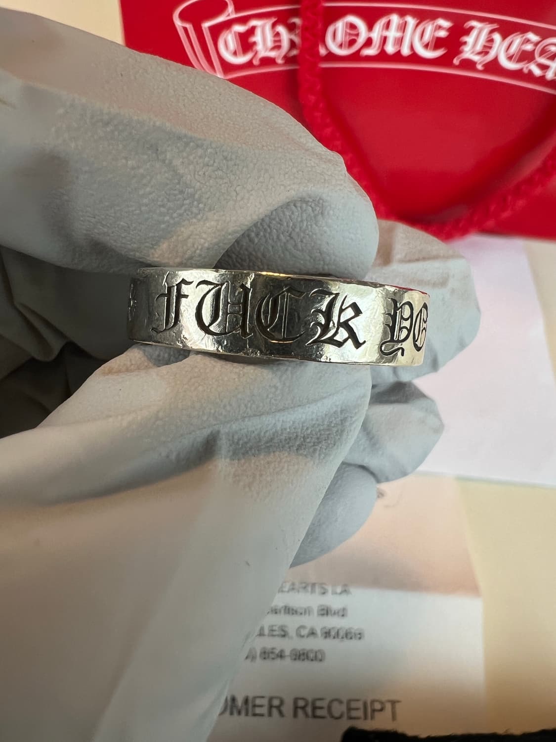 [us10] 크롬하츠 6mm 퍽유링 상품이미지4