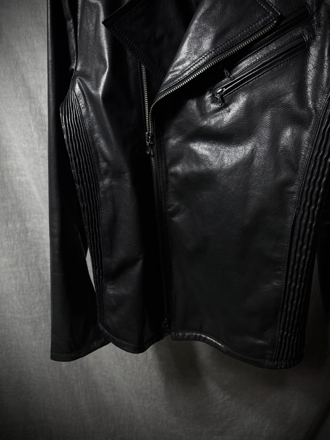 FUGA Lambskin Double Riders Jacket 상품이미지4