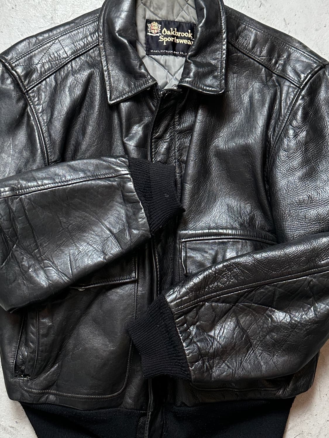 60's 빈티지 시어스 오크브룩 A2 레더 자켓 빈티지 레더자켓 상품이미지8