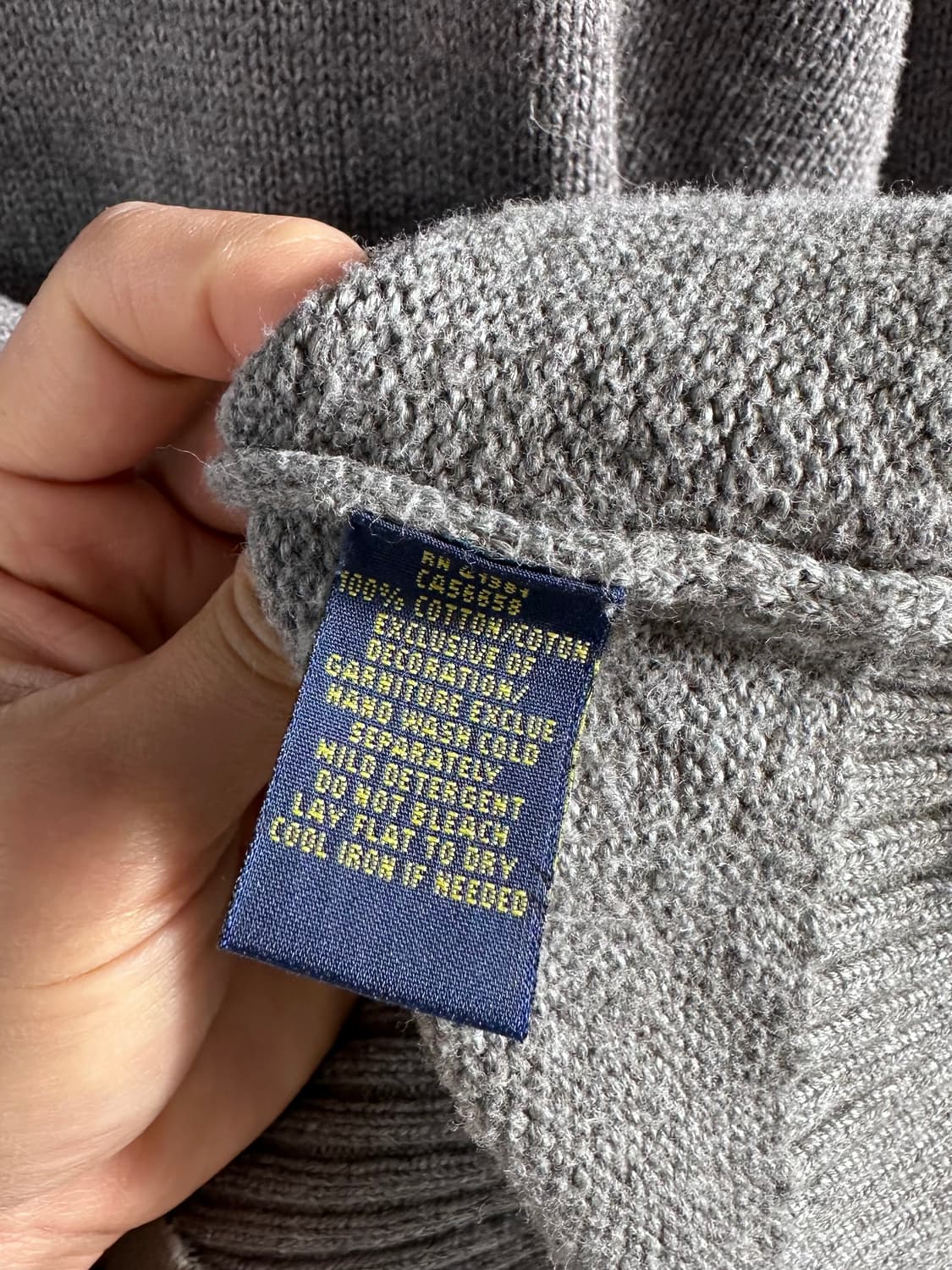 폴로 그레이 쿼터 집업 (va.76) 상품이미지5