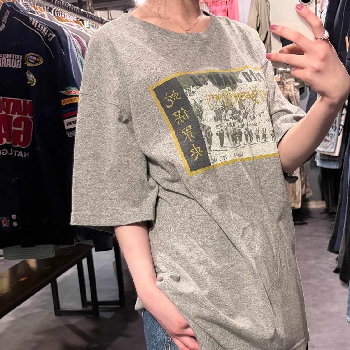 [IM]PoloJeans 폴로진스 그래픽 반팔티 그레이 상품이미지5
