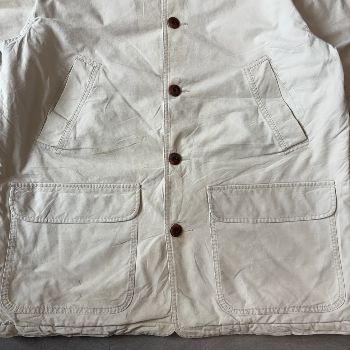 L.L.bean 엘엘빈 아이보리 헌팅 자켓 상품이미지2