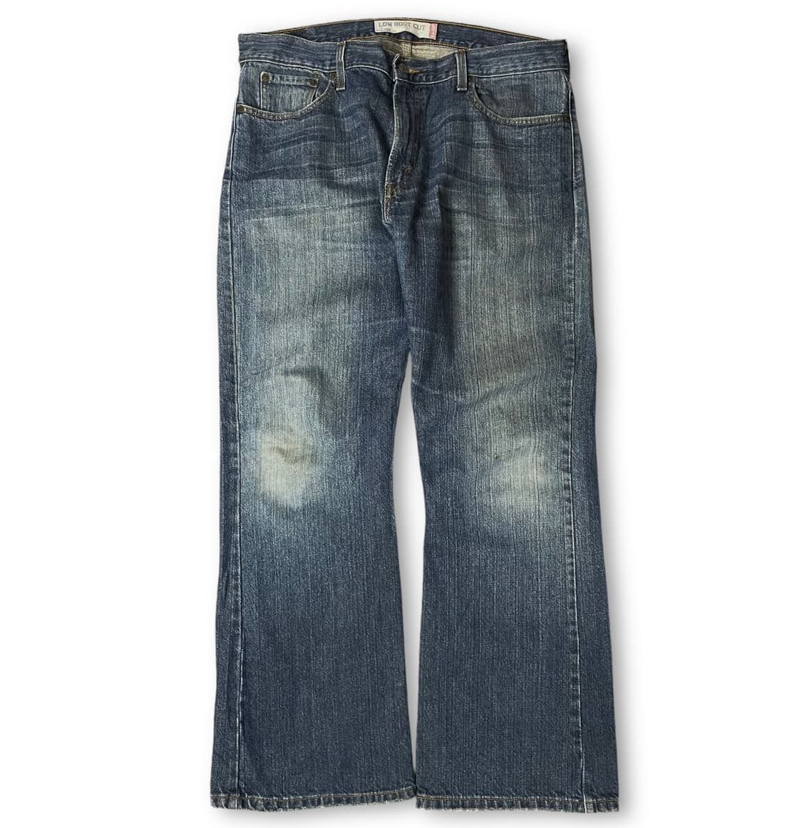 (36) 리바이스 527 36X30 로우부츠컷 워싱 데님 팬츠 상품이미지1
