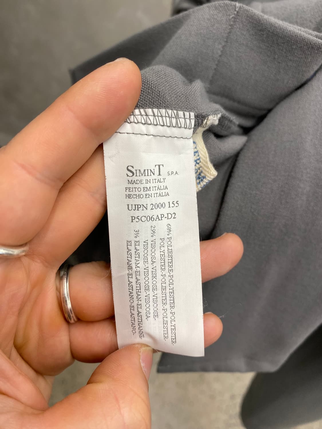 [44] 90s 조르지오 아르마니 아카이브 피스 폴리쉘 셔츠 자켓 상품이미지9