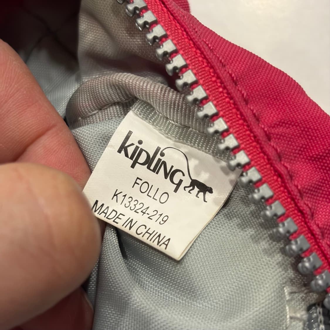 키플링 레드 핑크 토트백 크로스백 + 키링 상품이미지7