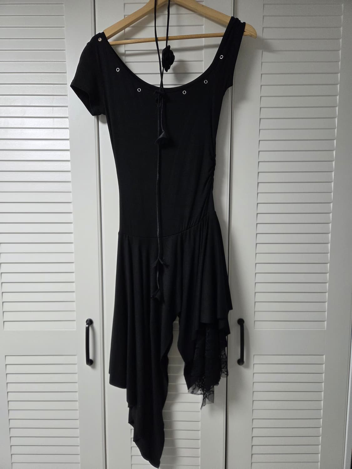 unbalance lace hool drees 상품이미지2