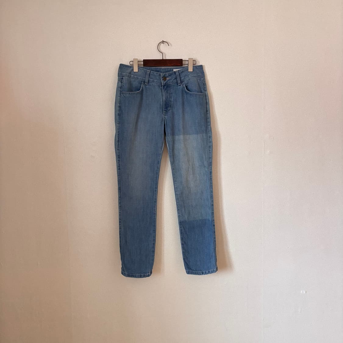 SIWY 씨위 연청 데님 청바지 28 페이딩 변색 배기핏 상품이미지1