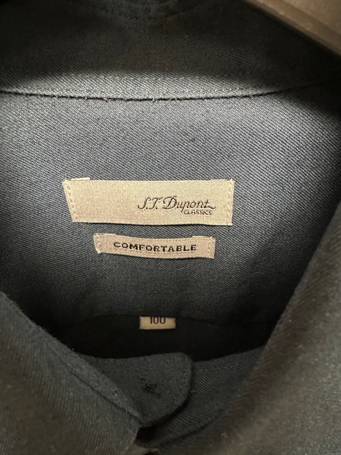 에스티 듀퐁  ST Dupont 남성 셔츠 100  컬러: 터키블루    상품이미지5