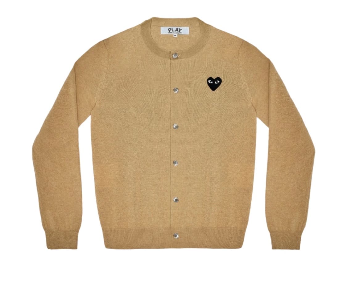 플레이꼼데가르송 가디건 베이지 L  상품이미지1