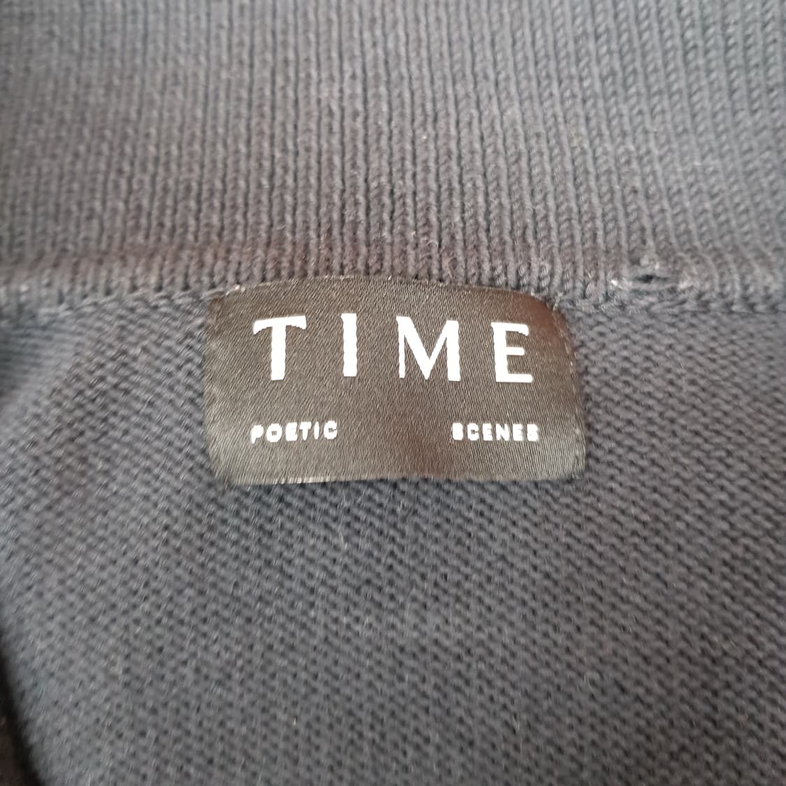 한섬 타임 2024 조니 카라 반팔 니트 90사이즈 상품이미지5