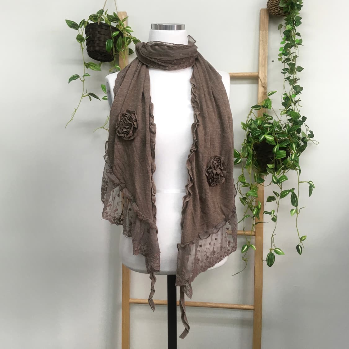 JPN/ 모리걸스카프 모리룩스카프 오리엔탈스카프 레이스스카프 상품이미지2