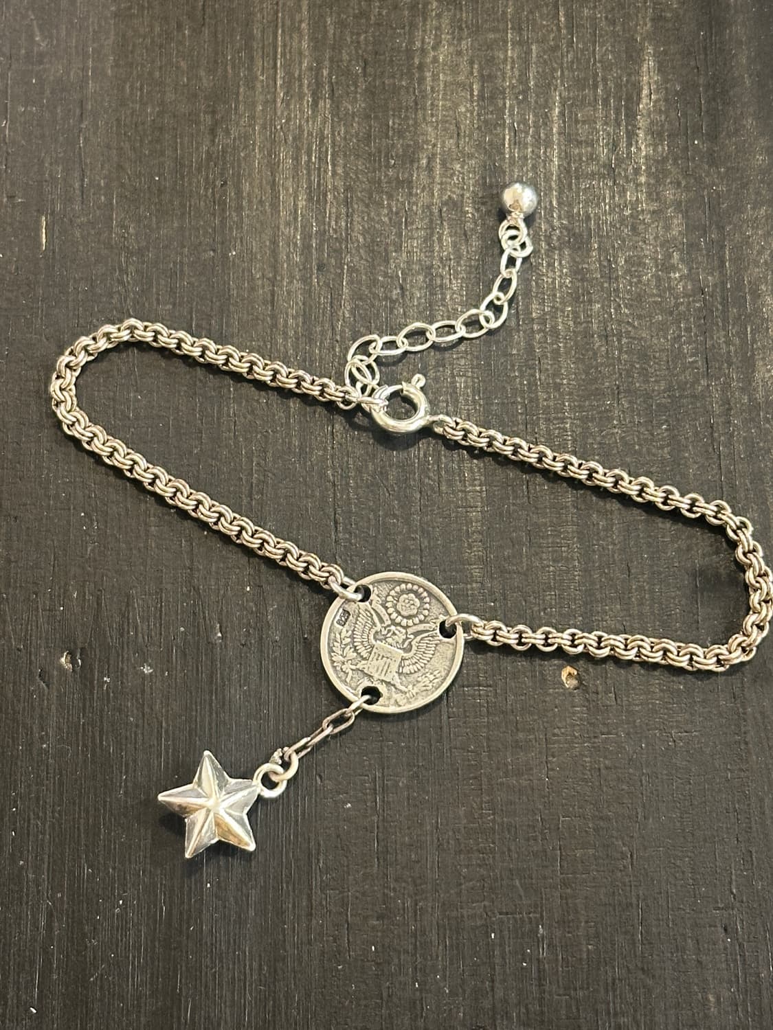 Musta Coin Starbound 925Silver Bracelet  상품이미지9