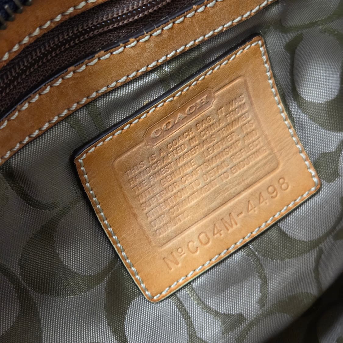 00S  코치 데님 핸드백 상품이미지9