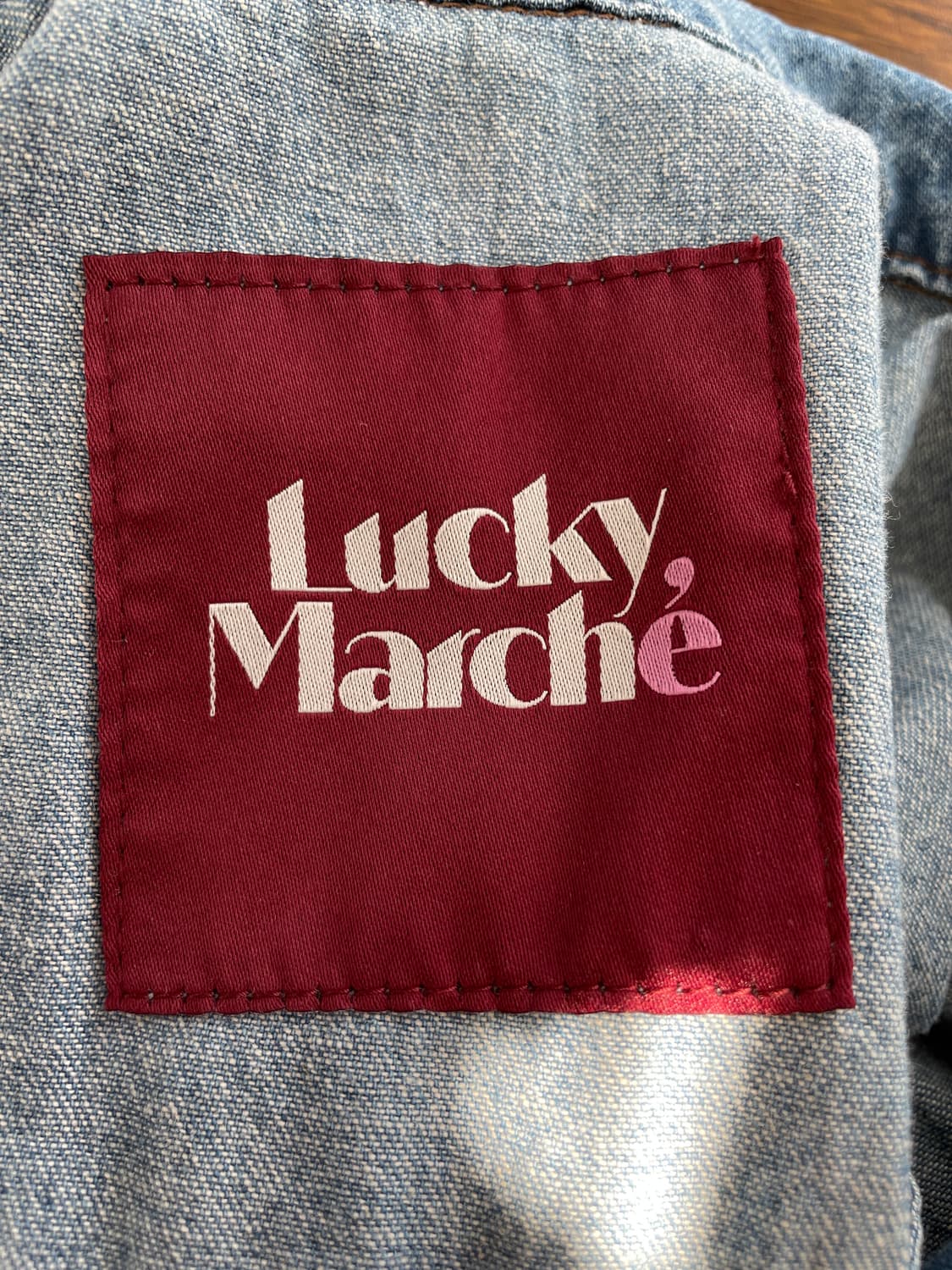 럭키마르쉐 데님 반팔 점프수트 상품이미지6