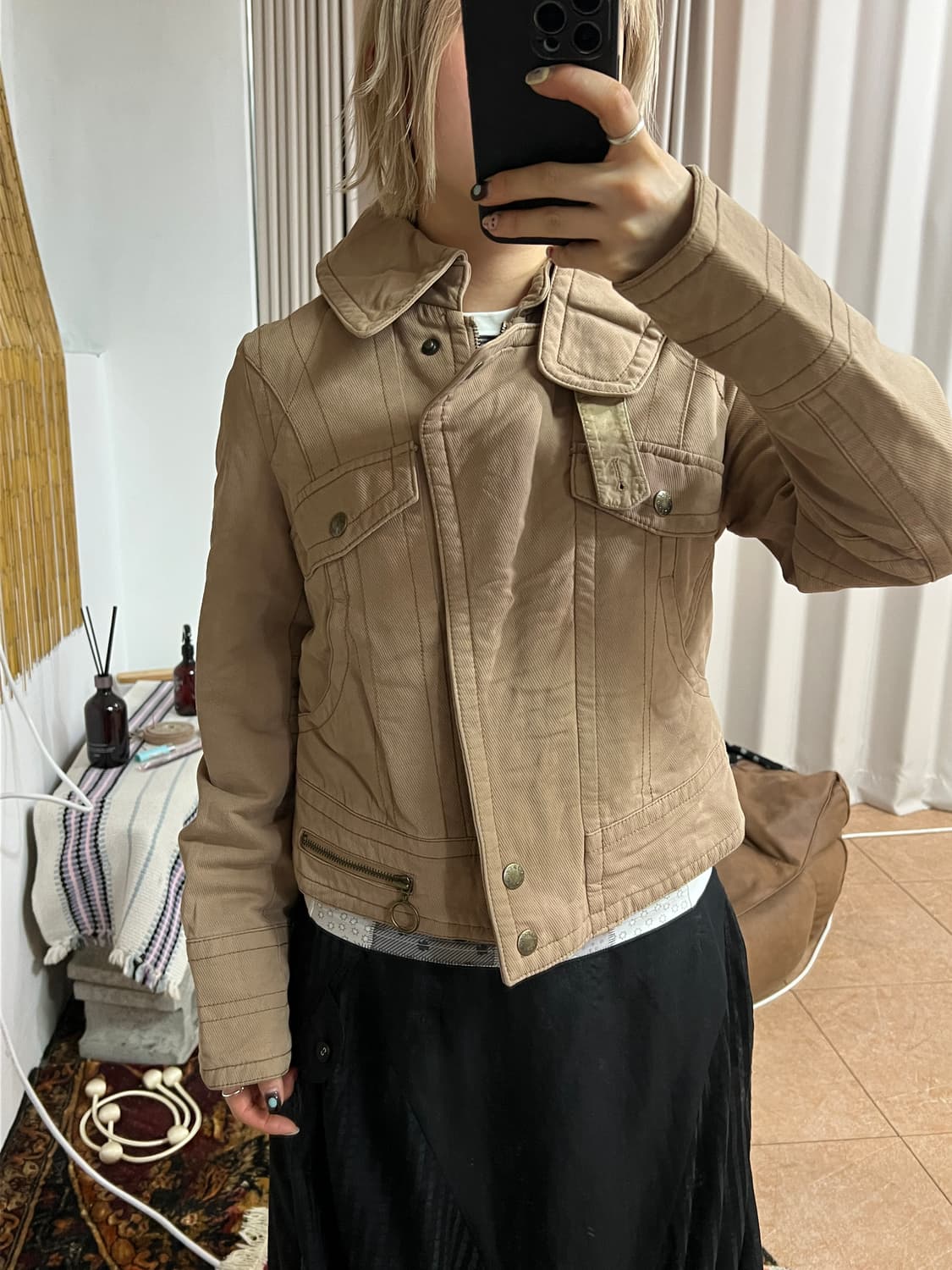 JACK&JILL 빈티지 여성 코튼 자켓  상품이미지1