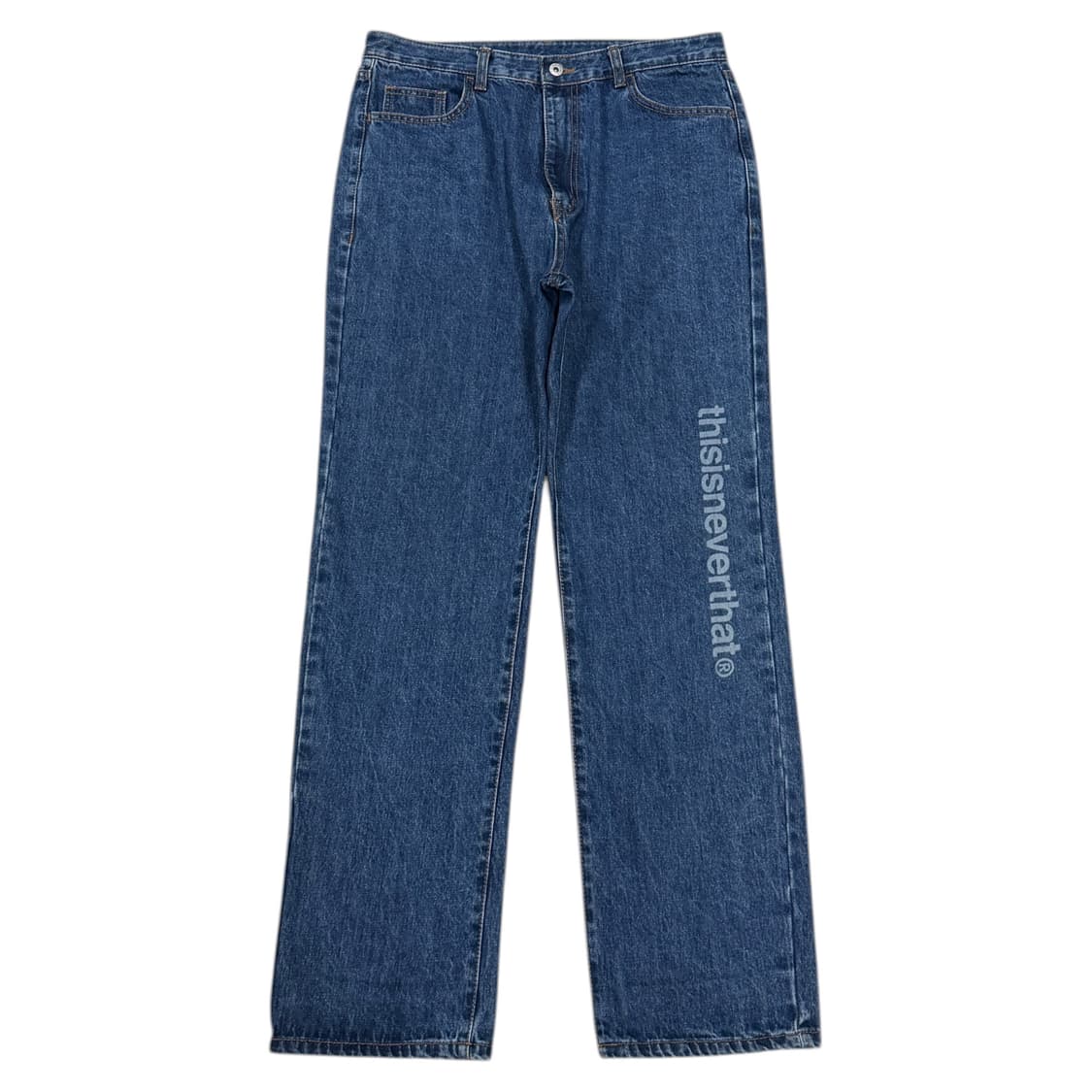 디스이즈네버댓 스펠로고 레귤러 데님 팬츠 바지 L 상품이미지1