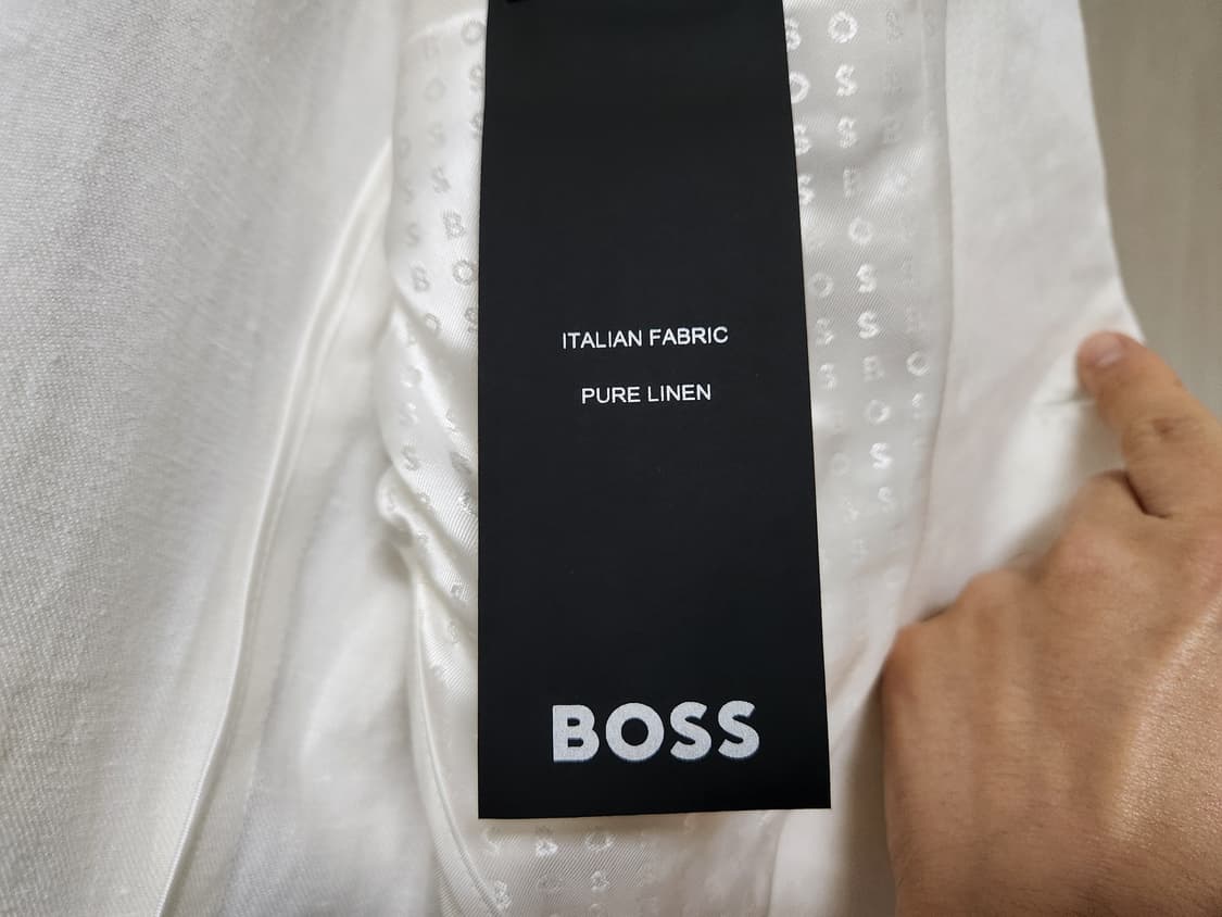 BOSS 화이트 린넨 자켓 상품이미지5