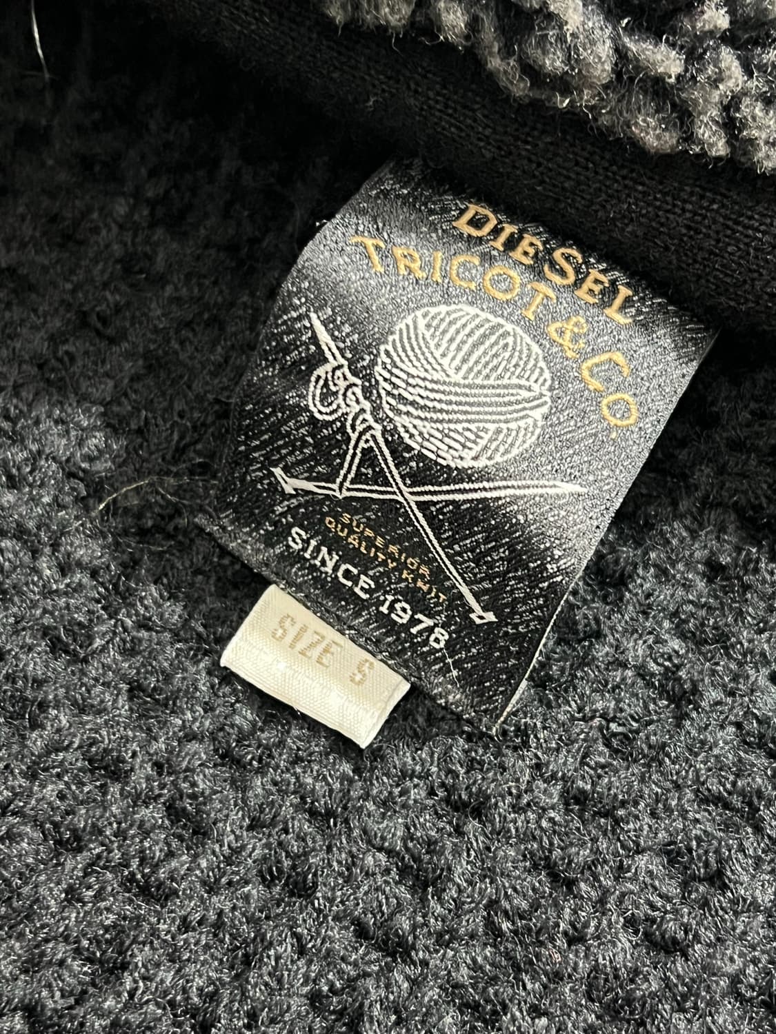 Diesel High Neck Wool Hood Zip Up Jacket 상품이미지5