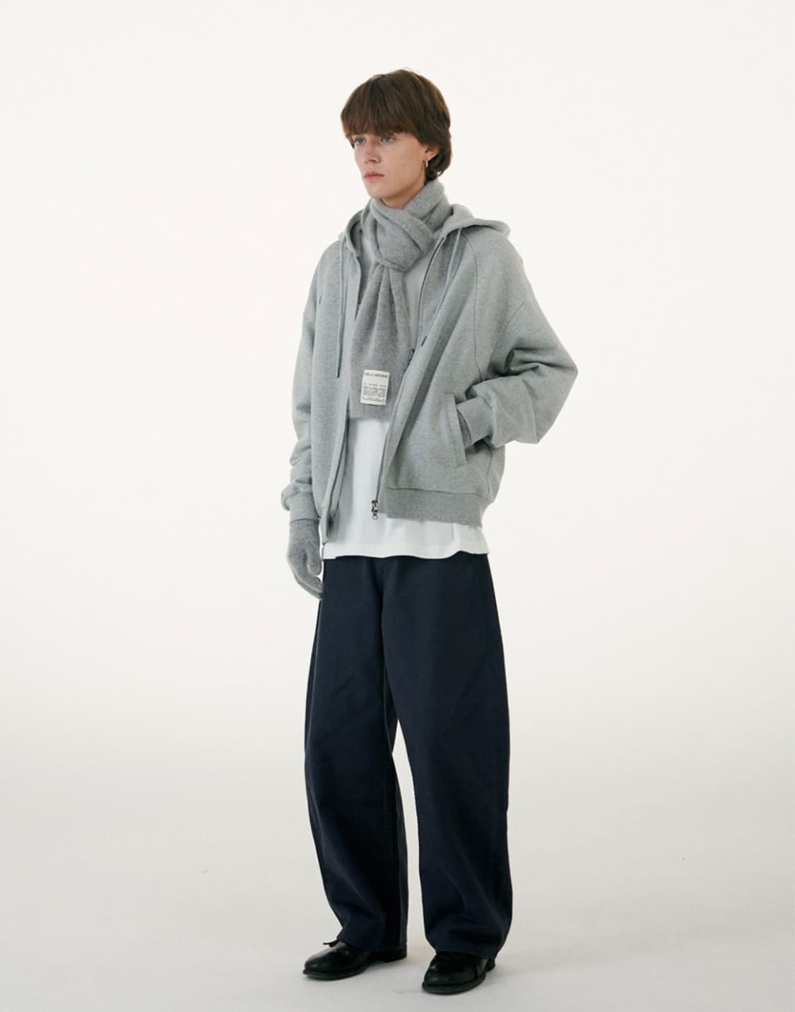 밀로 리플렉트 커브드 팬츠 [네이비/S] 인템포무드아캄후브스쿠어테이크이지 상품이미지5