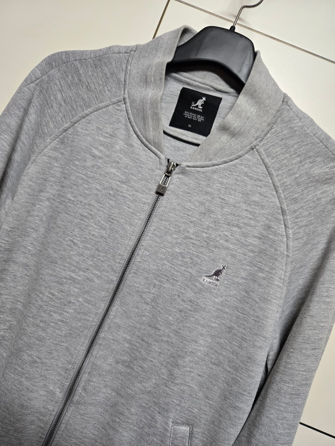 캉골 남성 그레이 면 집업 상품이미지2