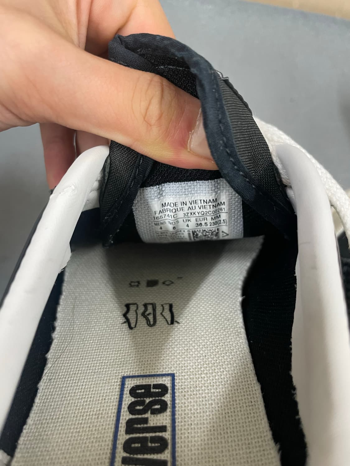 컨버스 원스타 로우 한별 블랙 230 상품이미지8