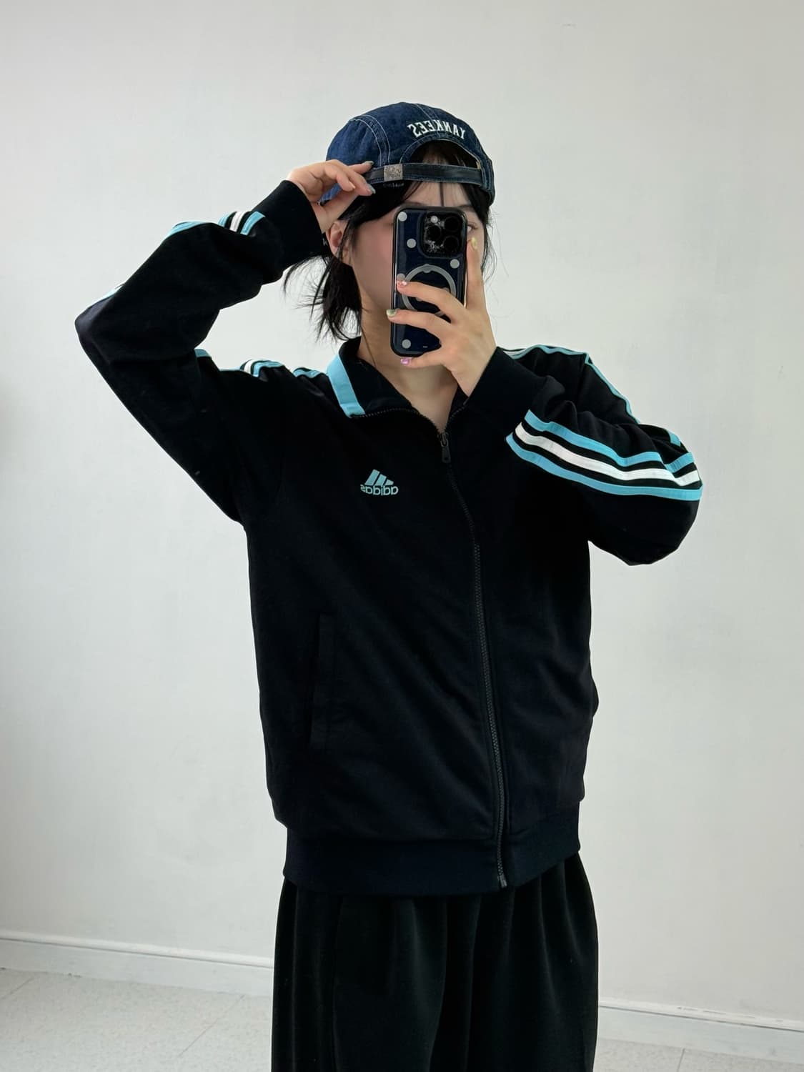 아디다스 네이비 스카이블루 져지 상품이미지4