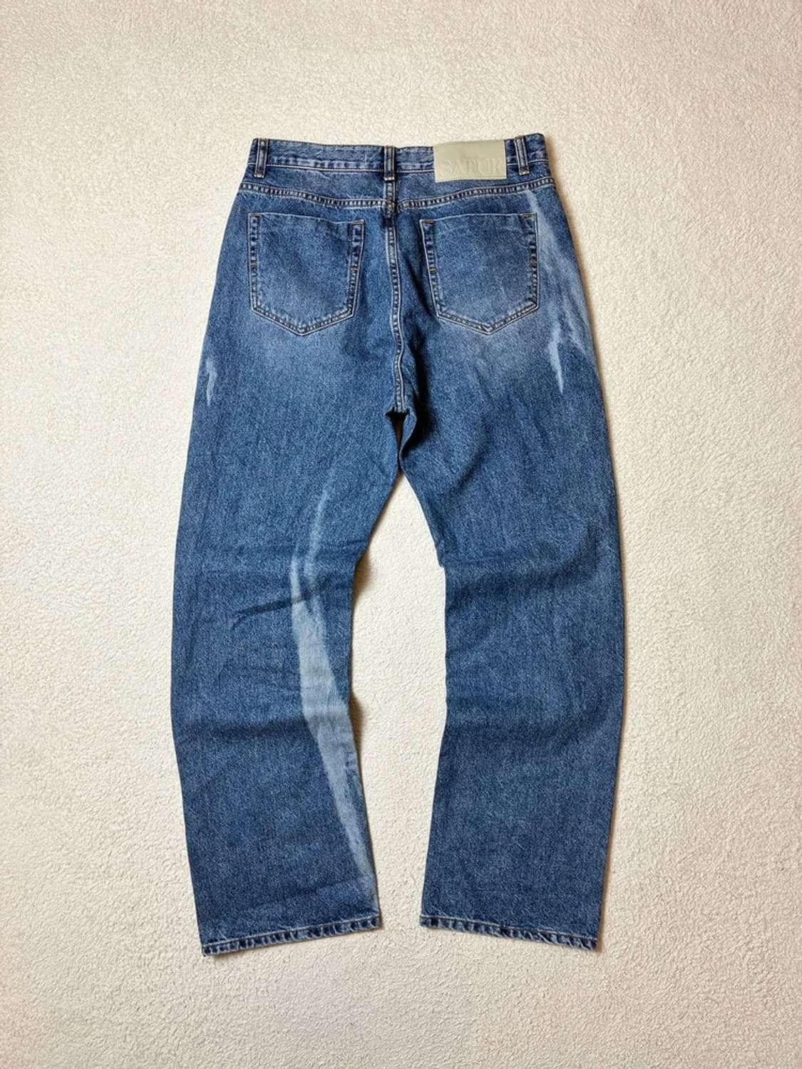 세터 Satur 블리치드 스트레이트 데님 팬츠 PN6394 상품이미지5