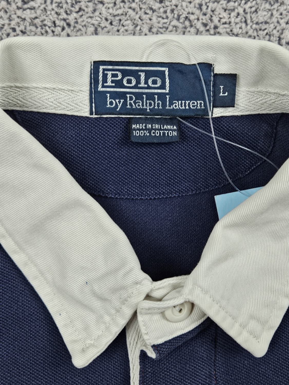 폴로랄프로렌 스트라이프 화이트카라 럭비 티셔츠 ( L ) / 10074 상품이미지8