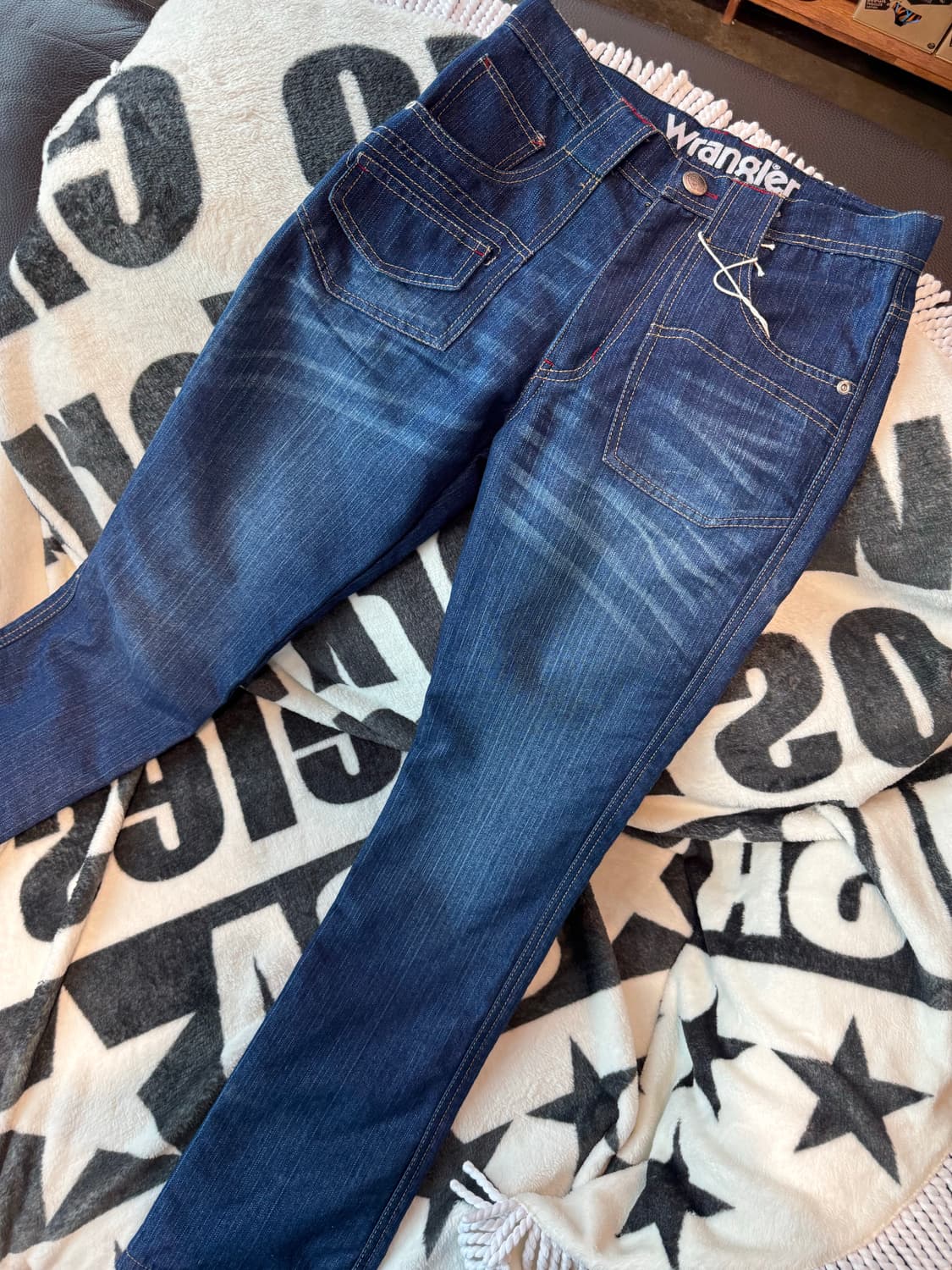 Wrangler 재팬 포켓 디테일 데님 팬츠 상품이미지3