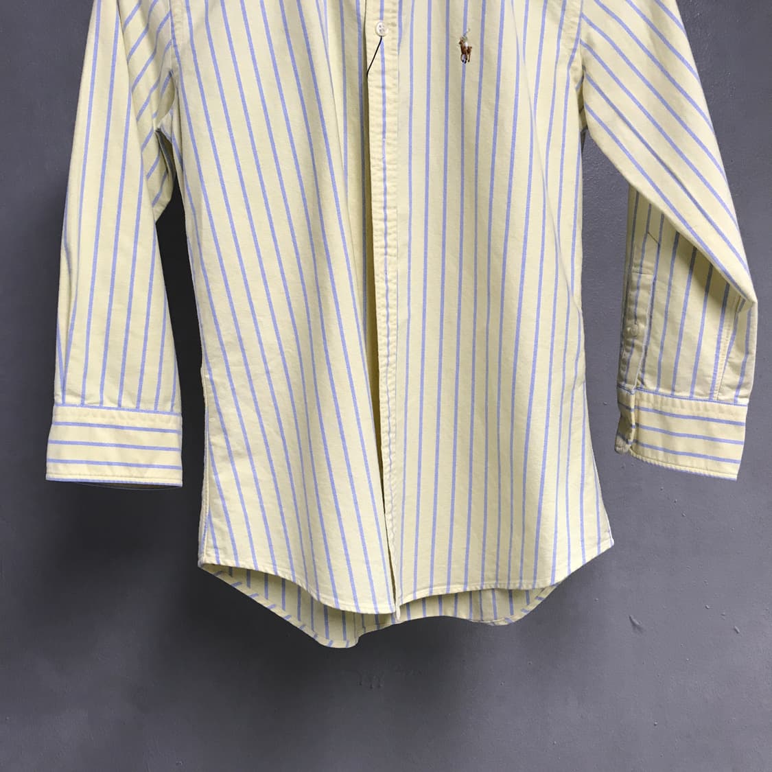 폴로 랄프로렌 스트라이프 셔츠 옐로 2(W) 상품이미지3