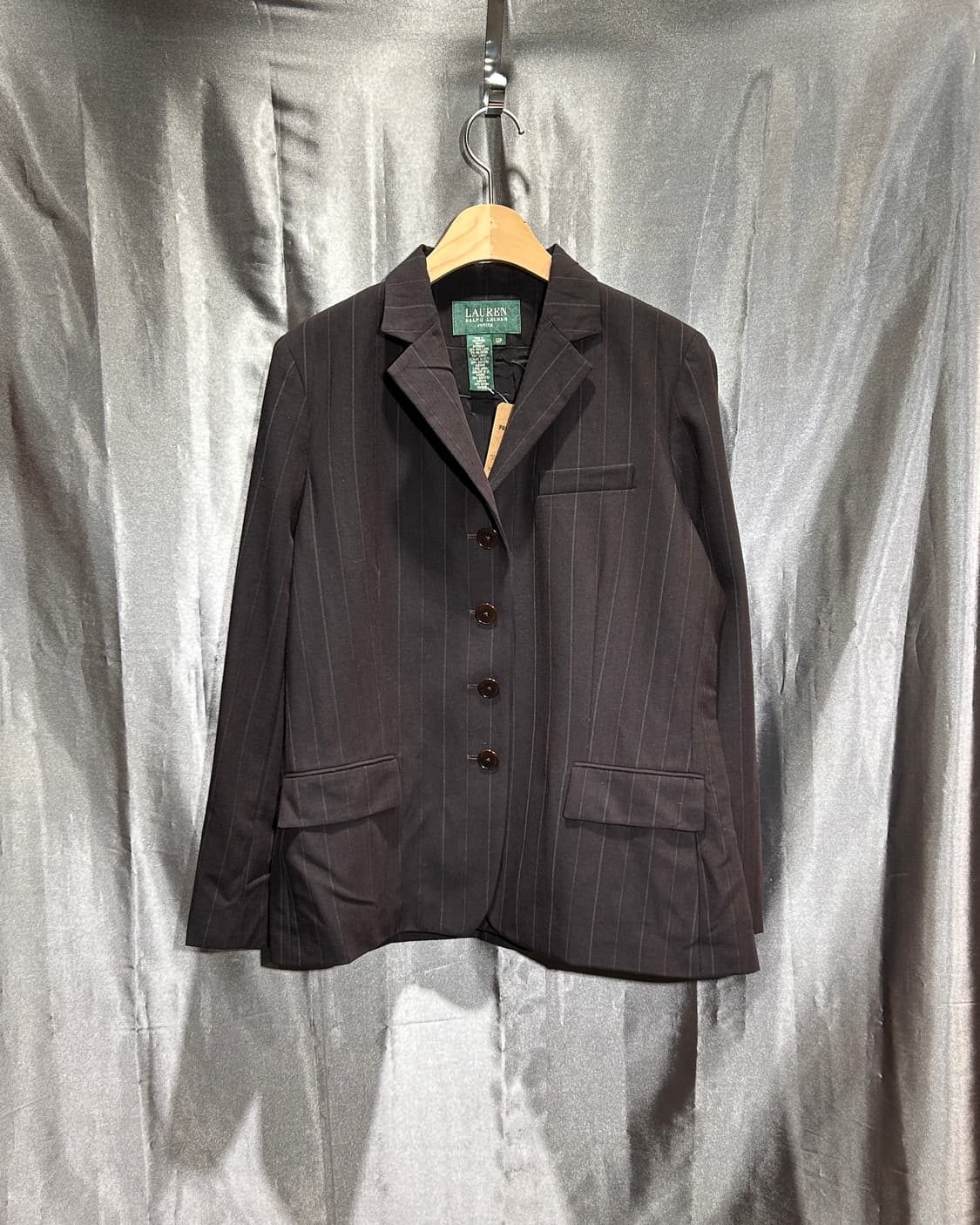 S 폴로랄프로렌 핀스트라이프 버튼 테일러드 블레이저 상품이미지2