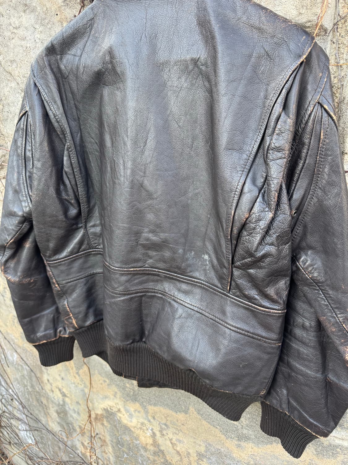 미군 g-1 복각 소가죽 레더 가죽 자켓  상품이미지8