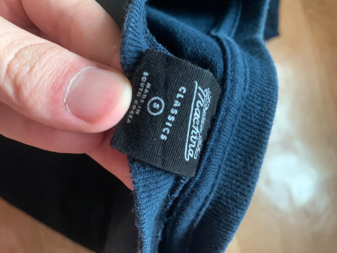 데우스 서울 반팔 네이비 s사이즈 상품이미지3