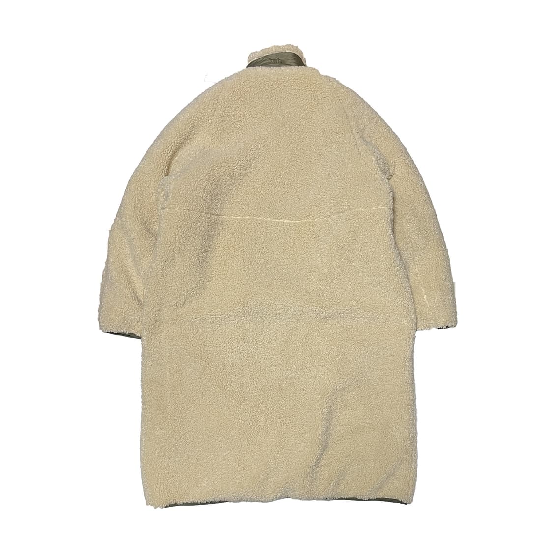 나우앤투모로우 리버시블 롱 시어링 플리스 코트 상품이미지3