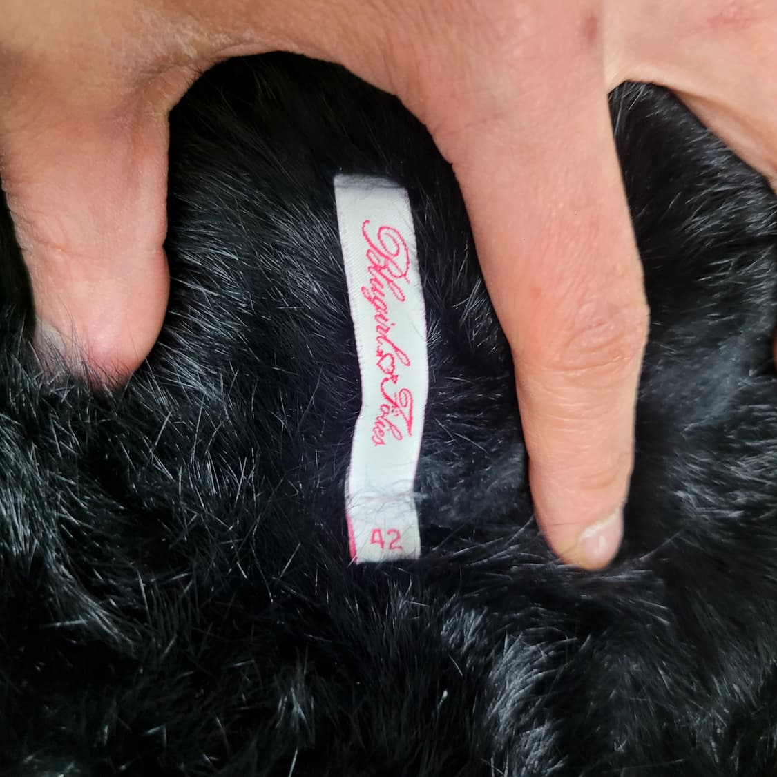 블루마린 블루걸 래빗퍼 패딩 상품이미지7