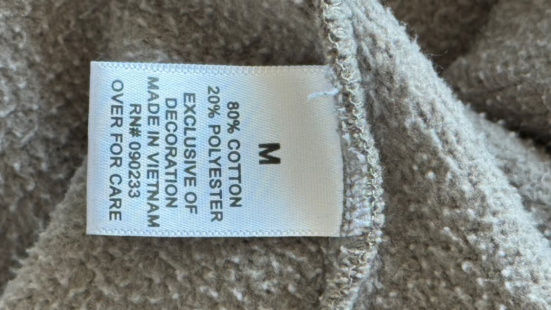 에센셜 20fw 후드티 (시멘트 색상) 상품이미지3